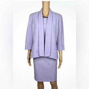 Evan picone black label dress and blazer set dress size 10 blazer size 12